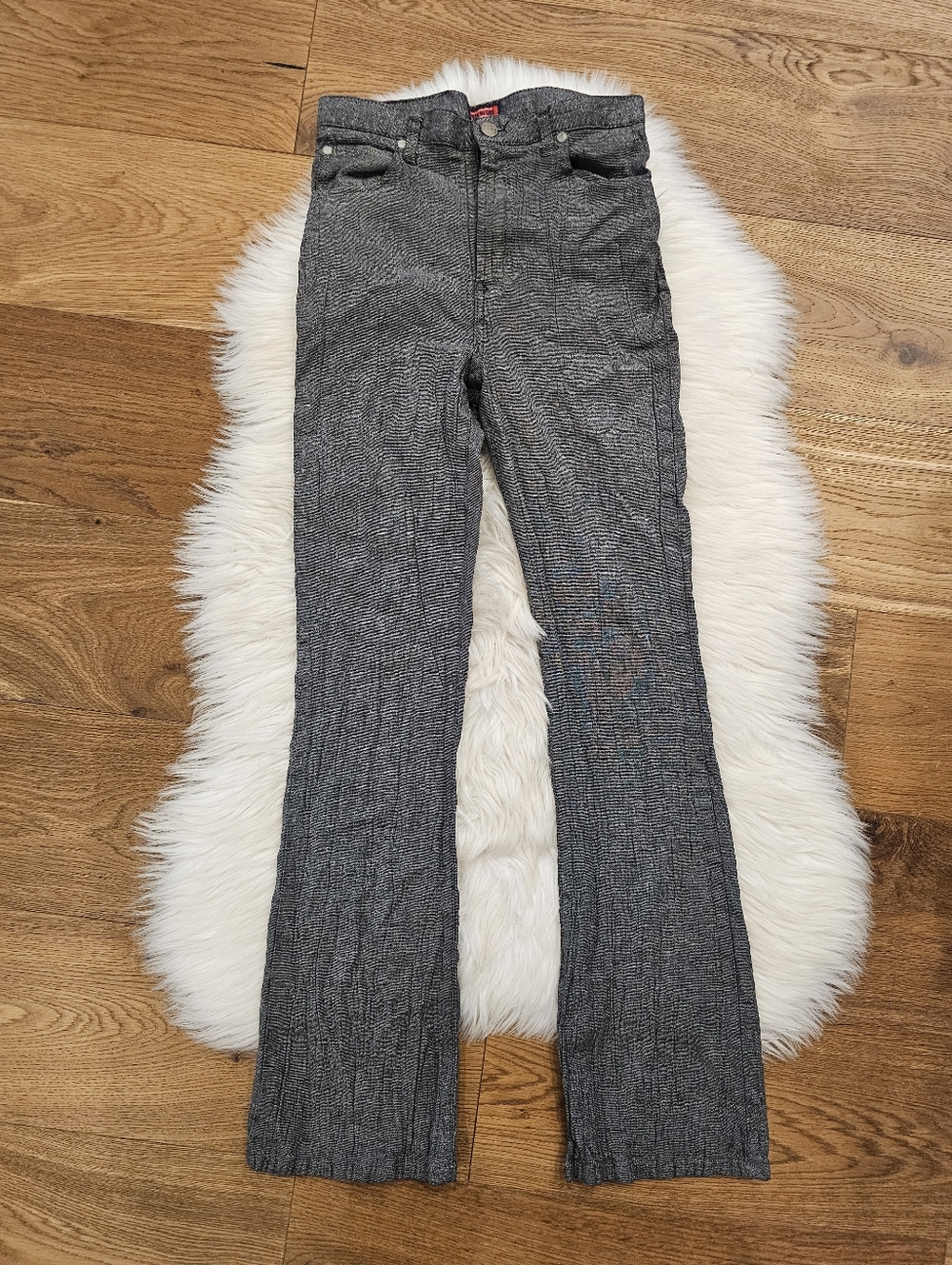 Vintage Kids Gray Patterned Jeans